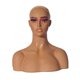 thumbnail image 2 of Soporte de sombrero de la cabeza de maniquí femenino multifuncional con peluca realista de maquillaje Estilo D, 2 of 8