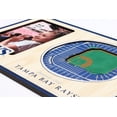 thumbnail image 3 of YouTheFan MLB Tampa Bay Rays 3D StadiumView Picture Frame, 3 of 5