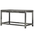 thumbnail image 1 of CoSoTower Patio Rattan End Table, Outdoor Side Table with Full Woven Table Top for Garden, Balcony, Mixed Grey, 1 of 7