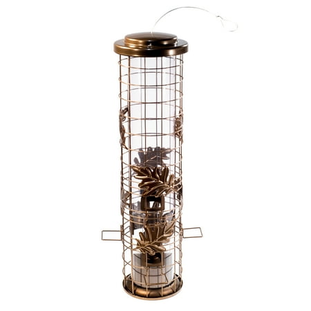 - Perky-Pet Squirrel-Be-Gone Cylinder Wild Bird Feeder