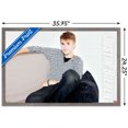 thumbnail image 3 of Justin Bieber - Chillin Wall Poster, 22.375" x 34", Framed, 3 of 3