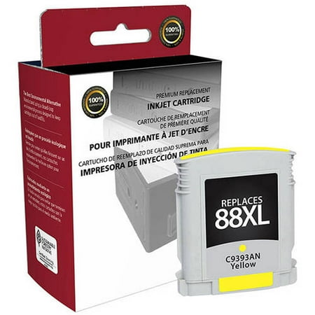 CIG Remanufactured High Yield Yellow Ink Cartridge (Alternative for HP C9393AN, C9388AN 88XL) (1 540