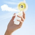 thumbnail image 4 of YZEGDCH Mini Portable Handheld Fan Summer Space-Saving Rechargeable Battery Personal Hand Fan Portable Fan for Outdoor Home Office Travel, 4 of 6