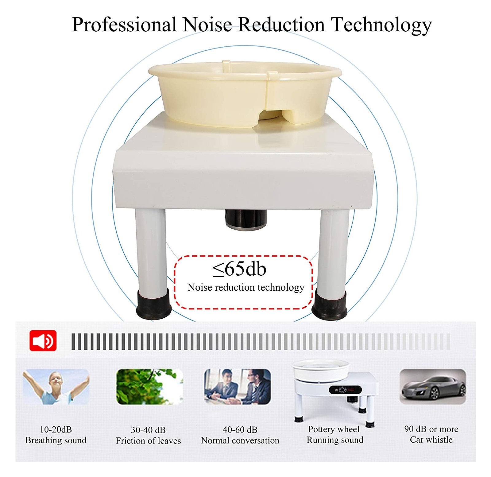 350W 25CM 9.8" Electric Ceramic Pottery Wheel Machine Clay Making Pottery Tool With LCD Touch Screen Ceramics Work Clay Craft