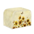 thumbnail image 2 of ZUXONGSY Sunflower Butterfly Toast Cover 2 Slice Kitchen Appliance Covers Wide Slot Universal Size Kitchen Appliance Cover for Bread Machine Easy to Clean Home Decor, 2 of 7
