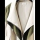thumbnail image 5 of Gabardina con Capucha para Mujer, Chaqueta con Solapa y Botones, Cortavientos de Longitud Media con Bloques de Color Albaricoque XXXL, 5 of 6