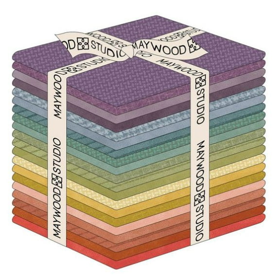 Fat Quarter Bundle - Bonnie Sullivan Woolies Flannel Sorbetto Vol. 2 Maywood Studio 20 Count Fat Quarters Flannel Fabric Precuts (FQ-MASWOF-SORB) M421.28