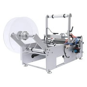 Miumaeov Semi-Automatic Round Labeling Machine,Bottle Label Applicator for Round Bottles Round Bottle Labeling Machine Adjustable Labeler Label Applicator Machine 20-40pcs/min