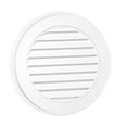 thumbnail image 2 of Duraflo 626053-00 Round White Gable Vent, 2 of 2