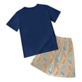 thumbnail image 5 of UAYOTSE Boys 2 Piece Summer Outfits Short Sleeve Tshirts and Elastic Waist Shorts Casual Sets,Sizes 11-12 Years, 5 of 5