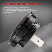 1PCS DC 12V 24V Car Replacement Voltmeter Meter Waterproof Digital LED Voltmeter