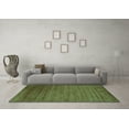 thumbnail image 3 of Ahgly Company Machine Washable Indoor Square Abstract Turquoise Blue Contemporary Area Rugs, 6' Square, 3 of 4