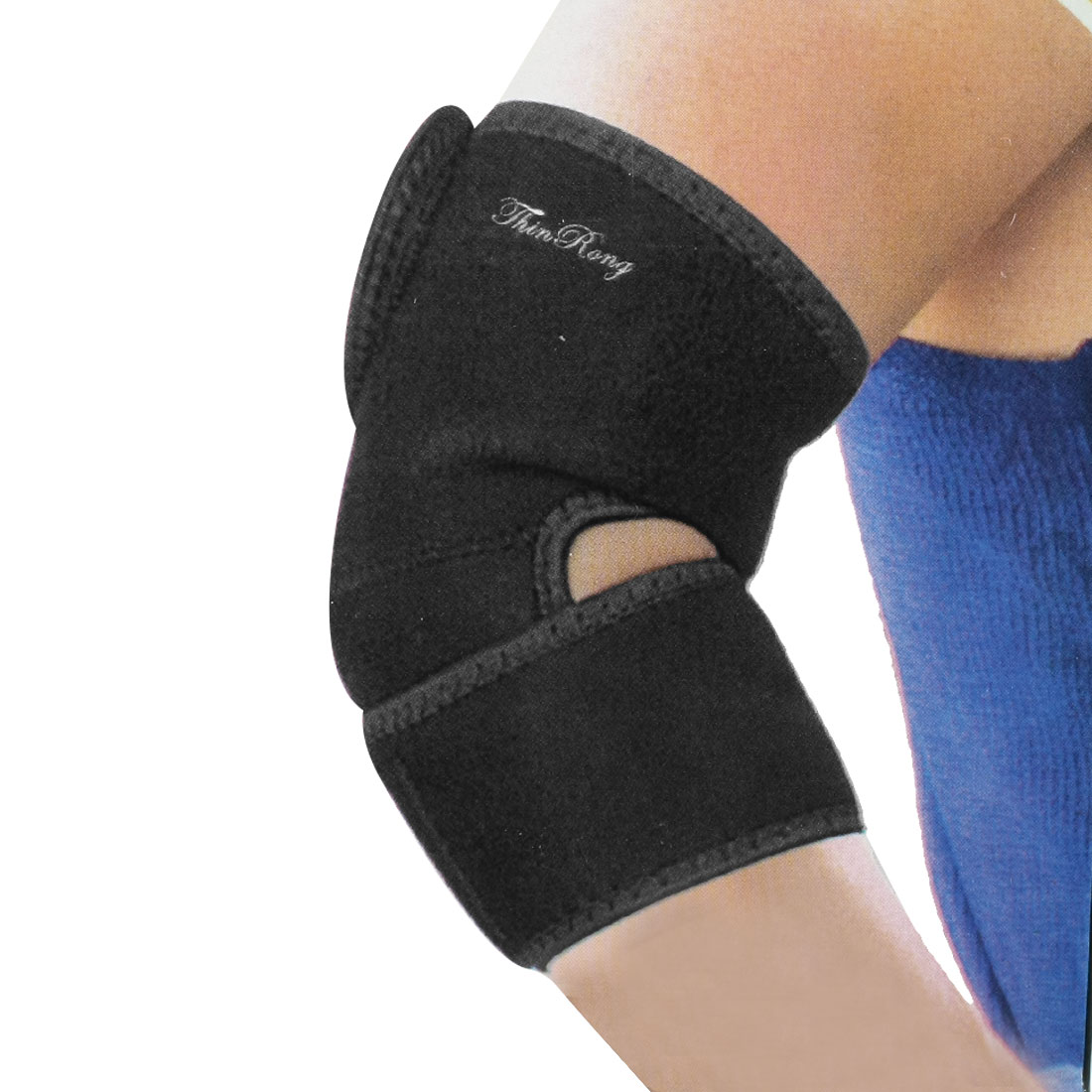 Unique Bargains Adjustable Sports Cycling Weight Lifting Elbow Pads