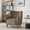 Camel, variant on Christopher Knight Home Velvet Upholstered Mid Century Modern Accent Arm Chair with Wingback, Dark Brown