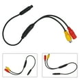 thumbnail image 1 of Bgsha Câble de Conversion RCA CVCs Mâle vers Femelle 4 Broches pour Rétroviseur DVR, 1 of 9