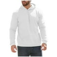 thumbnail image 3 of XIAONU Unisex Pullover Hoodie with Kangaroo Pocket Classic Casual Relaxed-Fit Top Daily Comfortable Streetwear Outfit, 3 of 9