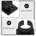 thumbnail image 6 of Soimiss 10Pcs Universal Microphone Clips Black Plastic Wall Mounted Mic Holder for Desk, 6 of 7