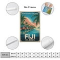 thumbnail image 2 of Inspirational Fiji Islands Poster Retro Motivational Vintage Travel Wall Art for Therapy Room Library Office Classroom Canvas Poster, 2 of 8