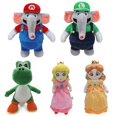 thumbnail image 2 of Peluche de Super Mario Bros. Wonder, Mairo, Luigi, Princesa Peach, Daisy, Toad, Toadette, Yoshi, muñecos de peluche suaves, Nabbit, Skedaddlers, 2 of 5