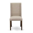thumbnail image 4 of East West Furniture Ferris 5-Piece Modern Dining Set in Walnut Finish, 4 of 7