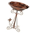 thumbnail image 2 of Baño de pájaros decorativo para jardín, plato bebedero decorativo, cuenco de pie, comedero para pájaros de exterior para patio, casa, balcón, césped, 2 of 8