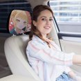 thumbnail image 7 of Himiko Toga Cute My Hero Academia Car Headrest Cover 2 Pcs Vehicles Seat Pillow Cover Protector Accessories Decor Auto Front/Rear Seats Head Rest Cover 2 Pcs Universal Fit Most Cars Sedan SUV Van, 7 of 7