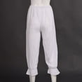 thumbnail image 2 of GRACEART Lady White Victorian Bloomers Gothic Pantaloons Ladies Renaissance Pettipants, 2 of 5