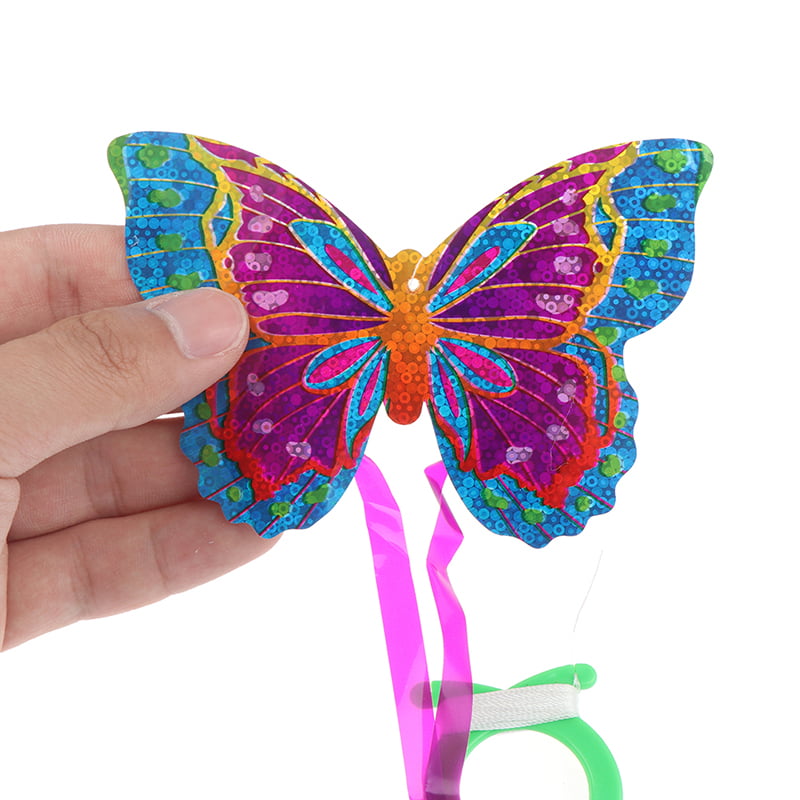 Colorful Pocket Kite Outdoor Fun Sports Kite Flying Easy Flyer Kite Toy For T S1 