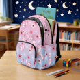 thumbnail image 3 of Yuyamidu Cherry Blossom Axolotl Backpack for Girls 6-8 8-10 10-12 4 Piece Set Kids School Bag with Lunch Bag Pencil Case Water Bottle Bag Elementary School Bookbag Rucksack, 3 of 7