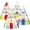 Colorful, variant on 32Pcs Colorful Party Hats for Kids Happy Birthday Cone Paper Hats Classroom Celebration Supplies Favors Pastel