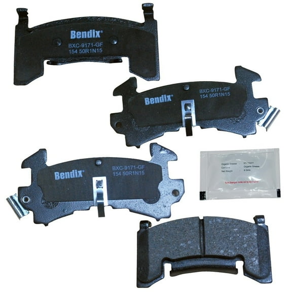 Bendix Brakes Disc Brake Pad Set Fits select: 1982-2002 CHEVROLET S TRUCK, 1991-2002 GMC SONOMA