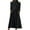Black, variant on Womens Long Sleeve Turtleneck Casual Dresses Fall Winter Loose Pleated Solid Color Swing Midi Dress With Pockets T Shirt Dresses Knee Length Loose Dress Cute Dresses with Pockets Womens Dresses Semi