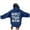 Blue, variant on Women's Hoodies Sweatshirts Fashion Loose Top with Letter Print Casual Hoodie Blue L