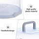 thumbnail image 2 of 1Pc Buckle Round Cake Carrier with Handle Portable Handy Cupcake Holder Tray, 2 of 4