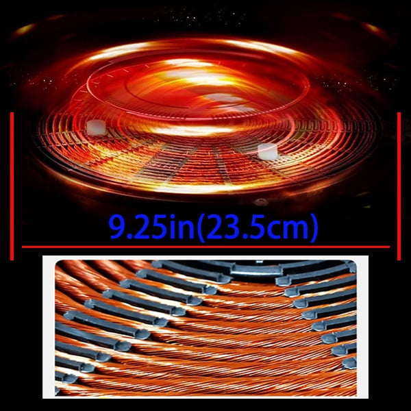 Abangdun 3500W 190V~275V Commercial Induction Cooktop Burner with 18-Hour Timer, High-Efficiency Induction Heater for Restaurant & Catering
