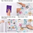 thumbnail image 6 of Caltero Peel and Stick Wallpaper Floral Wallpaper Self-Adhesive Removable Wallpaper, 17.7in x 590in, 6 of 8
