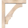 thumbnail image 3 of Ekena Millwork 7 1/2"W x 42"D x 48"H Balboa Block Smooth Bracket w/ Offset Brace, Douglas Fir, 3 of 25