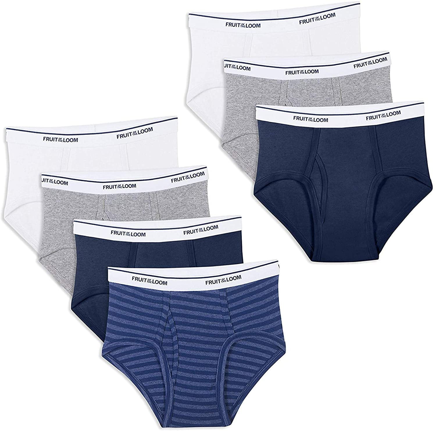 Fruit of the Loom 7Pack Boys Briefs Size XLarge (1820)