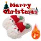 thumbnail image 5 of Zapatos casa cálidos slip-On Christmas Santa Claus anti-Slip para mujeres, 5 of 9