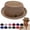 Khaki, variant on LRGSHF Breathable Sun Protection Cap Lightweight Mesh Pork Pie Hats for Men Dress Bowler Women Salt Mafia Black Derby