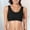 Black, variant on DuoJiaJ Women's Tank Style Cotton Sports Bra T-Shirt Bras Black