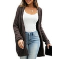 thumbnail image 3 of a.Jesdani Women Cardigan Sweater Chunky Cable Knit Loose Cardigan with Pockets S-XXL, 3 of 10