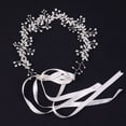 thumbnail image 4 of Tocados de novia de cristal para novias, accesorios para el cabello de boda de plata, diadema de novia, enredadera de pelo con perlas, piezas para el cabello con diamantes de imitación para, 4 of 5
