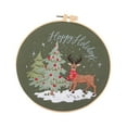 thumbnail image 1 of simhoa Christmas Embroidery Kit Decorative DIY Xmas Home Decor Cute Hand Embroidery Elk, 1 of 8