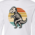 thumbnail image 4 of Inktastic Dinosaur Skeleton Halloween Long Sleeve Youth T-Shirt, 4 of 5