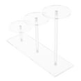 thumbnail image 3 of 1 Set Clear Acrylic Multi-Layer Display Holder For Action Figure Jewelry And Cupcake Dessert Stand For Desktop Or Closet Organization, 3 of 6