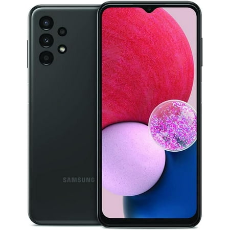 Samsung Galaxy A13 - 4G smartphone - RAM 3 GB / Internal Memory 32 GB - microSD slot - LCD display - 6.6" - 2408 x 1080 pixels - 4x rear cameras 50 MP, 5 MP, 2 MP, 2 MP - front camera 8 MP - Verizon - black