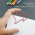thumbnail image 4 of Small Paperclips, Cat Shape Exquisite Increase Slip Resistance Paper Clips Rust Prevention  for Home Use, 4 of 7
