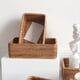 thumbnail image 5 of Cesta de Mimbre Tejida A Mano, Cesta Rectangular para Frutas, Té y Pan, Caja de Almacenamiento para Cosméticos, 5 of 5