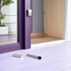 thumbnail image 1 of RUNROTOO 2Ud Tope De Puerta Montado En Pared Con Superficie Mate Plata Para Soporte En Habitaciones, 1 of 8